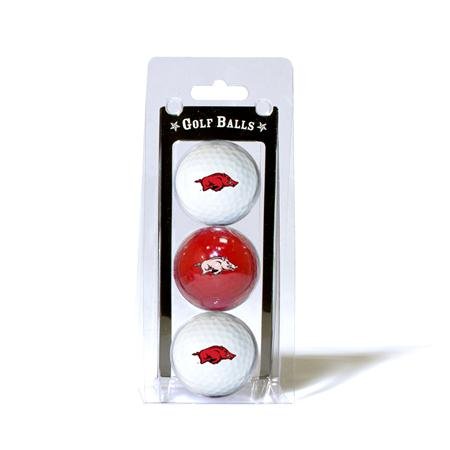 Arkansas Razorbacks Ua Ncaa Team Logo 3 Golf Ball Pack