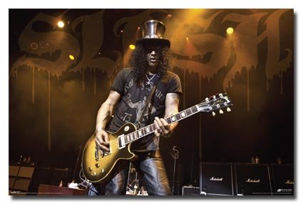 Slash (Hat) Music Poster Print - 24