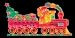 Kitchen & Housewares : 3d Santa Train Motion Window Light