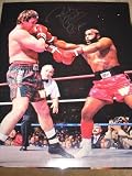 ROWDY RODDY PIPER AUTOGRAPHED 16X20 BOXING MR. T (WRESTLING)