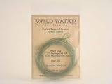 Furled Tapered Leader, 0X, Green, 8'
