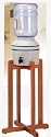 Bottled Water Dispensers: Water Crock, Wood Floor Stand, & Bottle