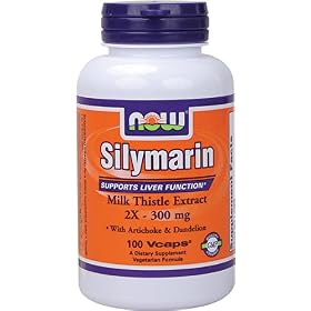 NOW Foods Silymarin/Milk Thistle 300mg, 100 Vcaps: Health &amp; Personal Care