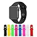Auskic Apple Watch Band, [8 Color] Soft Silicone Replacement Wrist Band iWatch Wrist Strap for Apple Watch / Watch Sport / iWatch Band for 42mm Apple Watch Models (Not Fit Apple Watch 38mm)