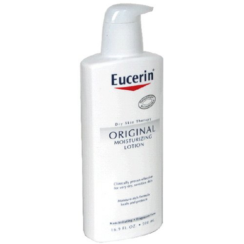 Eucerin Moisturizing Lotion, Original, 16.9 fl oz (500 ml) (Pack of 2)