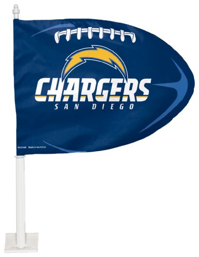 NFL San Diego Chargers Car Flag