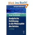 Analytische Einf�hrung in die Philosophie des Geistes (de Gruyter Studienbuch)