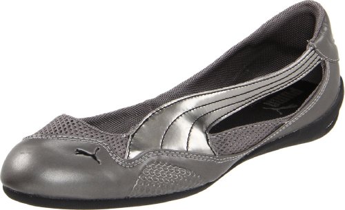 Puma Women's Winning Diva Ballerina Bling Shoe,Aged Silver/Aged Silver/Black,11 B US