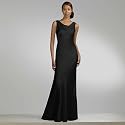 Isaac Mizrahi for Target&reg; Silk Cowl Dress - Ebony