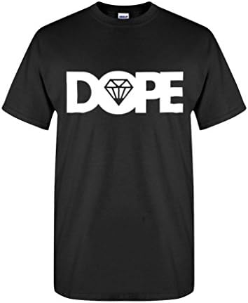 Artix Men's White Dope Diamond T-Shirt X-Large Black