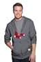 Boston Red Sox Fashion Hoodie: Majestic Select Charcoal Hanging Sox Hoodie - Small