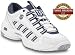 K-Swiss Men's Ultrascendor Tennis Shoe,White/Navy/Silver,10 M