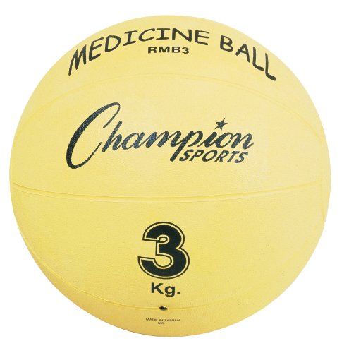 Champion Sports Rubber Medicine Ball 3 kg 6 6-PoundsB000KYP3HQ 