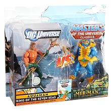  DC Universe Masters of the Universe Classics Exclusive Action Figure 2Pack Aquaman Vs. MerMan