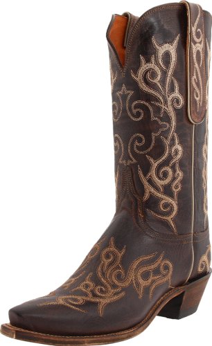 Lucchese Classics Women's N9288 Boot,Chocolate Mad Dog Goat,9.5 B(M) US