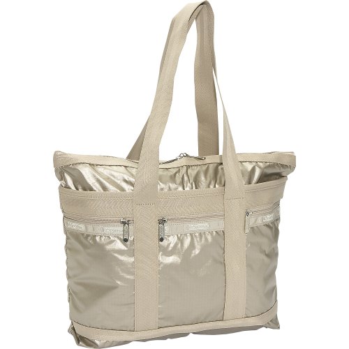 LeSportsac Small Travel Tote (Patent) (Pearl Lightning)