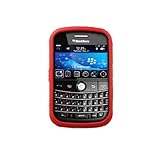 Silicone Grip Case - Blackberry Bold 9000 - Red
