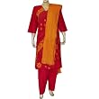 Salwar Kamiz Cotton Printed Embroidered Dress Size M (slk398a)
