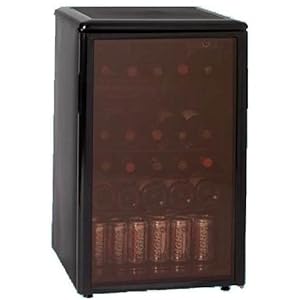 Haier HBCN05EBB 96-Can/46-Bottle Wine and Beverage Center Black