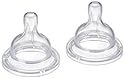 Philips Avent SCF632/27 - 2 x Zweiloch-Sauger - langsamer Nahrungsfluss, frei von bpa