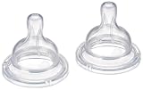 Philips Avent SCF632/27 - 2 x Zweiloch-Sauger - langsamer Nahrungsfluss