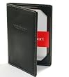 AUTHENTIC COACH EMBOSSED BLACK LEATHER PASSPORT CASE HOLDER 60098