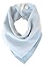 kishu baby Organic Bandana Bib Reversible, Blue, One Size