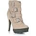 Anne Michelle Wildcat-01 Buckle Hiker Bootie