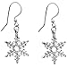 Body Candy Holiday Winter Snowflake Earrings