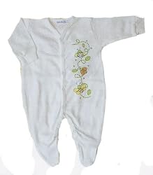 Under the Nile Organic Cotton Footie - Busy Bees Newborn-3 Months