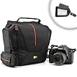 StrongBOX dSLR Zoom Case for Canon EOS Models 7D / XS / XSI / T2i / 5D / 5D Mark II / T1i and more Digital SLR Cameras - Built for Protection, Internal Divider System for protection of Multiple Accessories, Includes Microfiber Cleaning Cloth and Luggage Tags