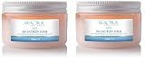 SeaOra Sea Salt Body Scrub Peach & Honey 11oz Jar (2 PACK!)