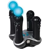 Elite Quad Charging Bay for PlayStation Move Controllers with 4 USB Slots