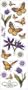 Fiskars 01-004590 Kimberly Poloson Nature's Flora Collection Clear Glitter Icon Stickers