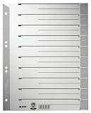 Produkt-Bild: Trennbl&auml;tter Leitz 1652 A4 Grau 100Er Pg