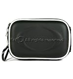 Quality and Protective Black Slim Digital Camera Case Slide Zipper Closure with Metal Clip Included for Panasonic Lumix DMC FX55, FX33, FX100, FX35, FX20, FS5, FS3