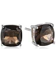 Sterling Silver 8mm Cushion Gemstone Solitaire Earrings