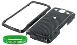 Carbon Fiber Design Snap On Hard Case for LG eXpo GW820 Phone, AT&T