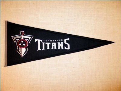 Tennessee Titans - NFL Football Throwbacks (Pennants)