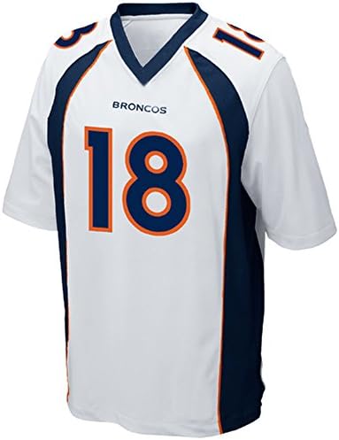 Peyton Manning 18 Men Jersey White XX-Large