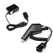 2 Pieces Value Combo Of Sanyo 4900, 8100, 7200, 5400, 5500, 7300, 8200, 4920, 7400, 5600, 200, 2300, 8300, 4930, 9000, 7500, 3100, 2400, 6600,SCP-7000, M1 Vehicle Power Charger with IC Chip + Home Travel Wall Plug In Ac Charger
