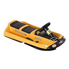 Hamax Kinder Lenkschlitten Sno Taxi, gelb/schwarz, 109x55,5x18,5