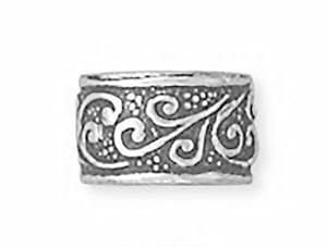 Sterling Silver Ear Cuff Antiqued Finish No Pierce Earring