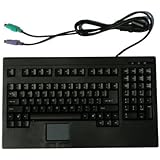 KB-230 1U 19" Rackmount Touch-Pad Keyboard PS2
