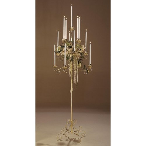 13-Light Tree Floor Candelabra - Brass