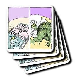 From Codependancy Best-Sellers - Set Of 4 Ceramic Tile Coasters by 3dRose LLC