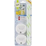 Ball 1440015000 Regular Mouth Mason Sip and Straw Lids