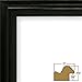 Craig Frames 130ASHBK 20 by 27-Inch Picture Frame, Wood Grain Finish, 1-Inch Wide, Black
