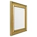 Craig Frames 22605842 24 by 36-Inch Picture Frame, Smooth Wrap Finish, 1.75-Inch Wide, Gold and Black