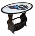 Tennessee Titans Wood End Table With Glass Cover